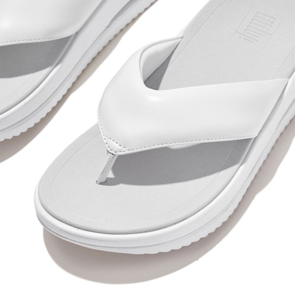 SURFF Padded Leather Toe Post Sandals 