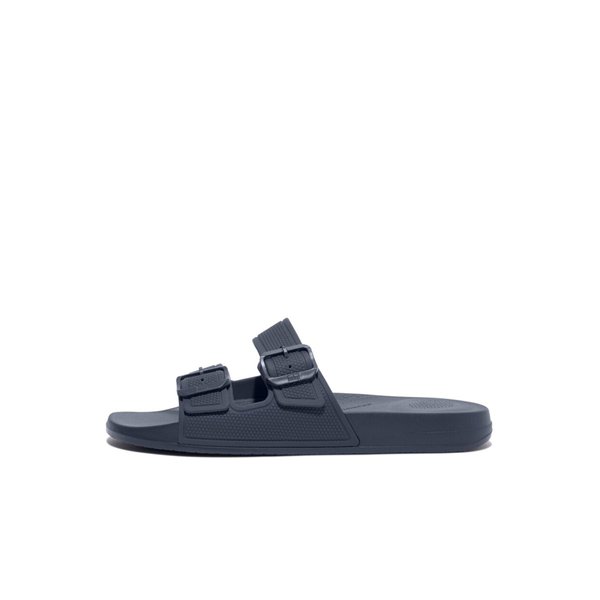 IQUSHION Men's Two-Bar Buckle Slides 