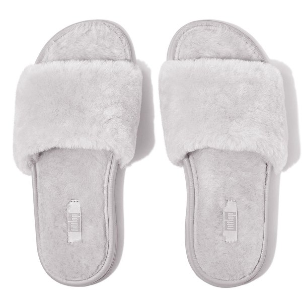 IQUSHION Shearling Slides 