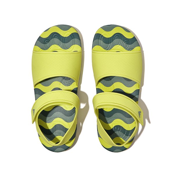 IQUSHION Kids Junior Wave Ergonomic Back-Strap Sandals 