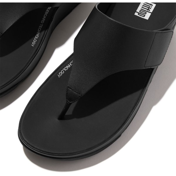 SHUV Adjustable Leather Toe-Post Sandals