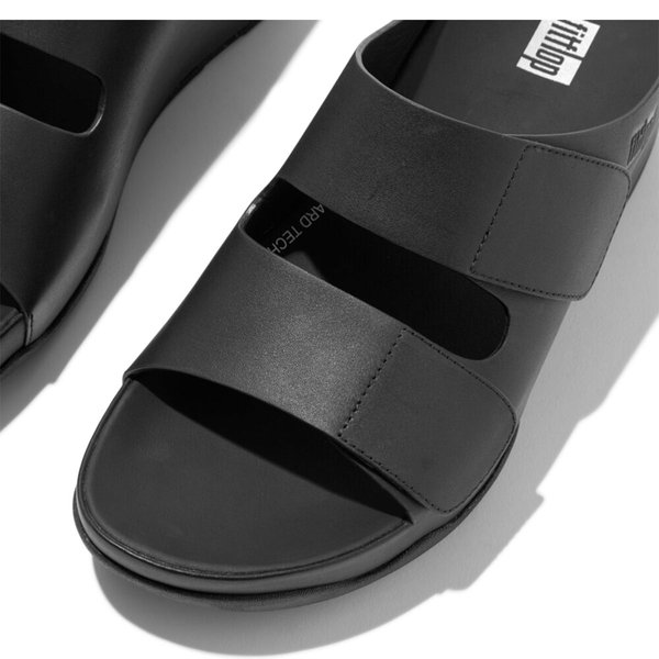 SHUV Adjustable Two-Bar Leather Slides