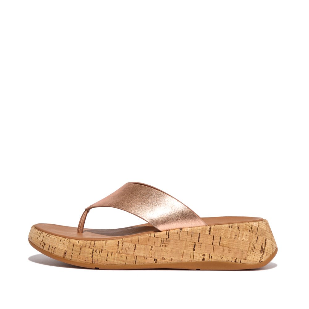 Rose gold deals flatform sandals