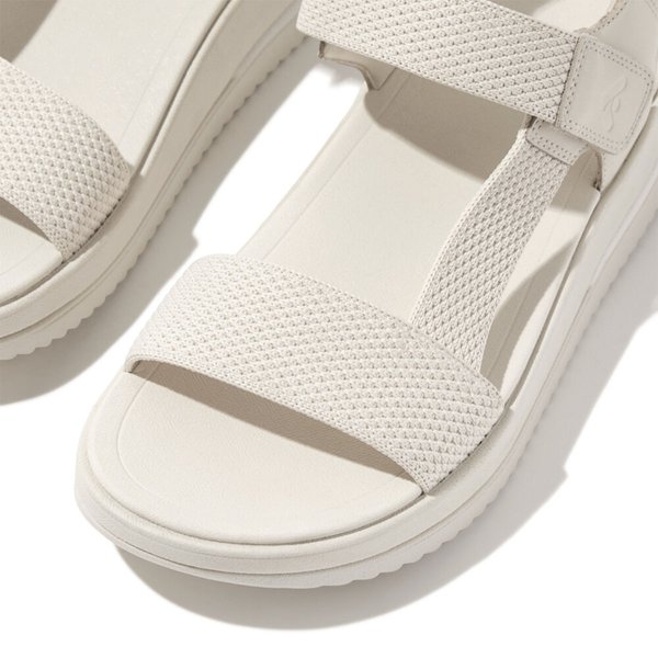 SURFF Two-Tone Sports-Webbing/Leather Back-Strap Sandals 