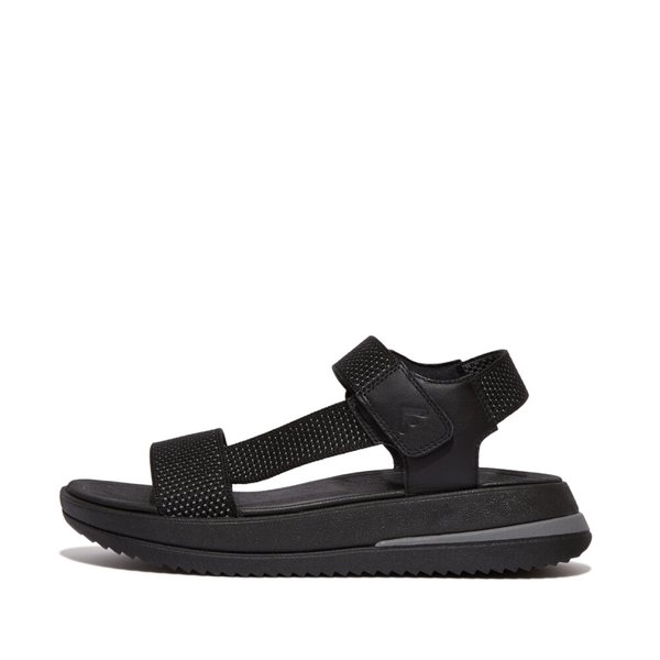 SURFF Two-Tone Sports-Webbing/Leather Back-Strap Sandals