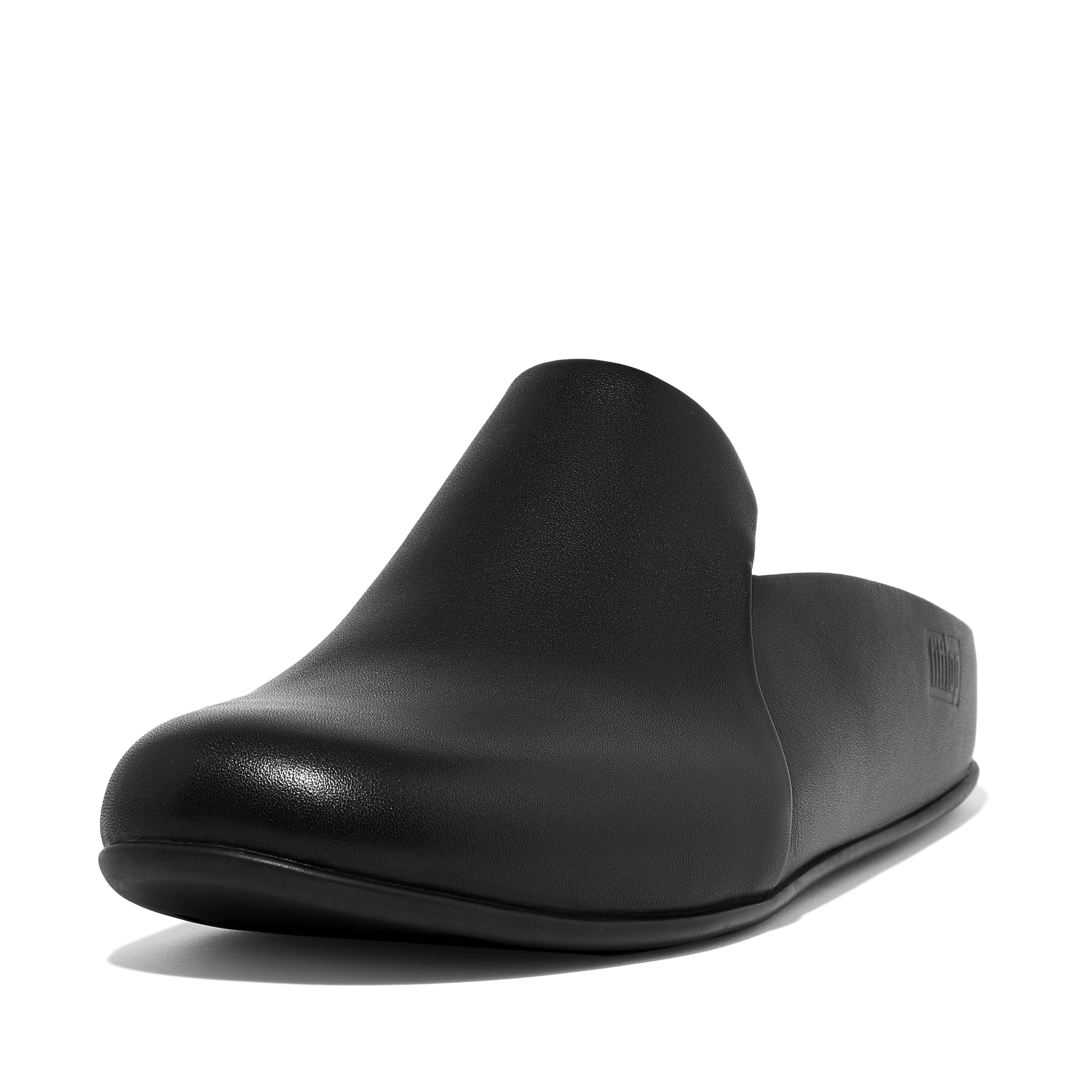 Chrissie II Haus Leather Slippers - All Black (FJ6-090)