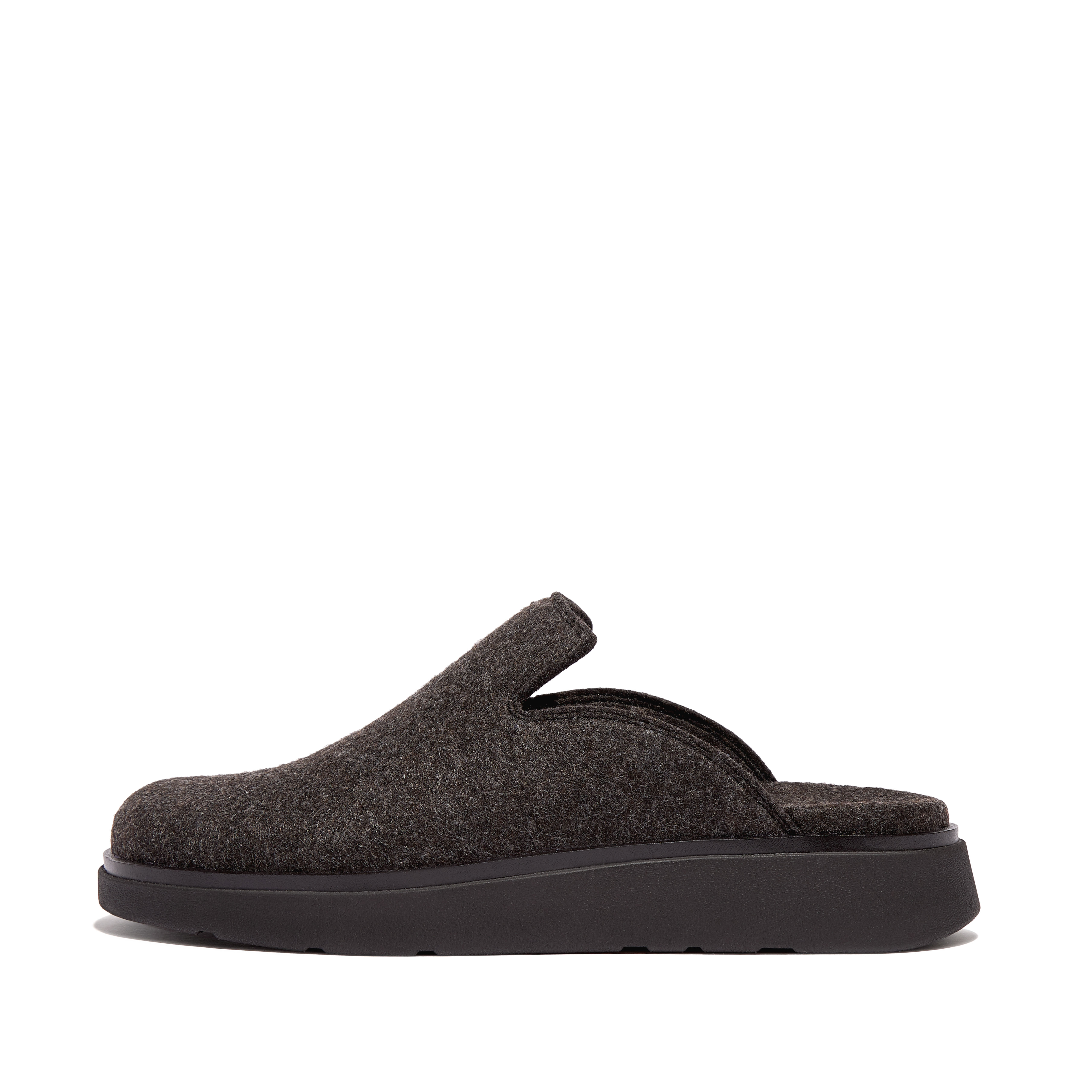 GEN-FF e01 Felt Mules All Black (GL6-090)