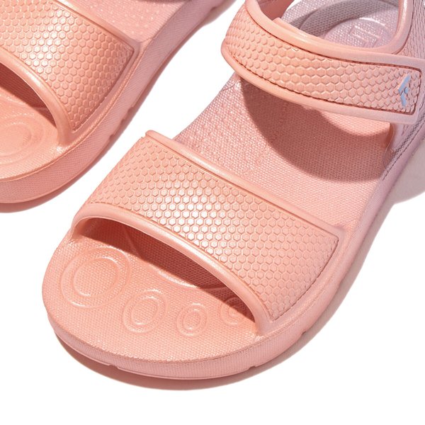 IQUSHION Kids Toddler Iridescent Back-Strap Sandals 