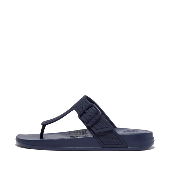 IQUSHION Adjustable Buckle Flip-Flops