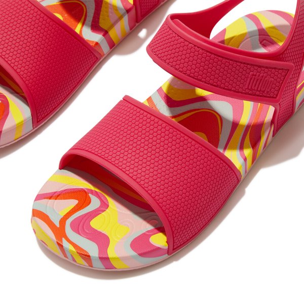 IQUSHION Kids Junior Swirly Ergonomic Back-Strap Sandals