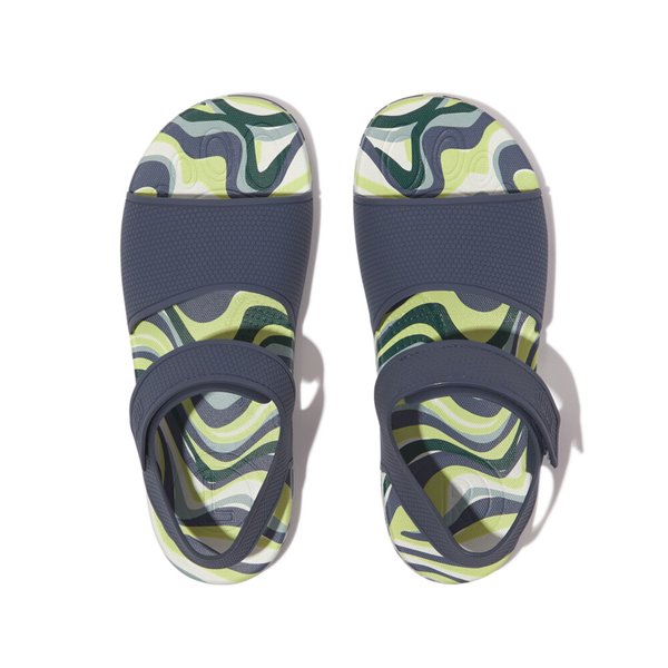 IQUSHION Kids Junior Swirly Back-Strap Sandals