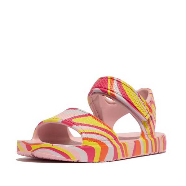 IQUSHION Kids Toddler Swirly Back-Strap Sandals 