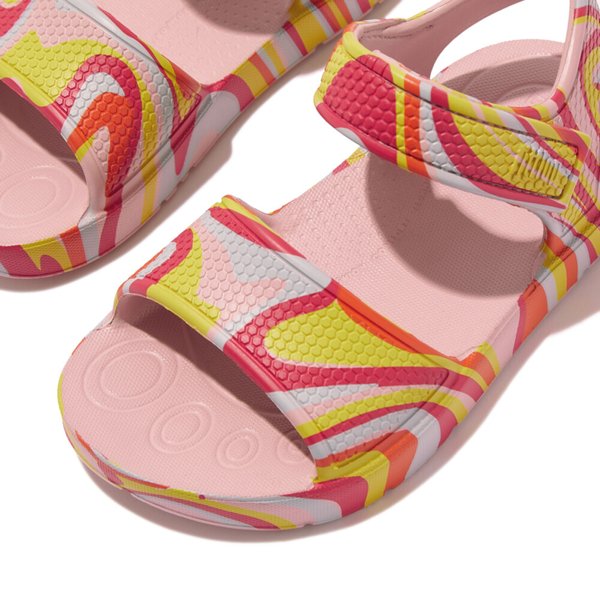 IQUSHION Kids Toddler Swirly Back-Strap Sandals 