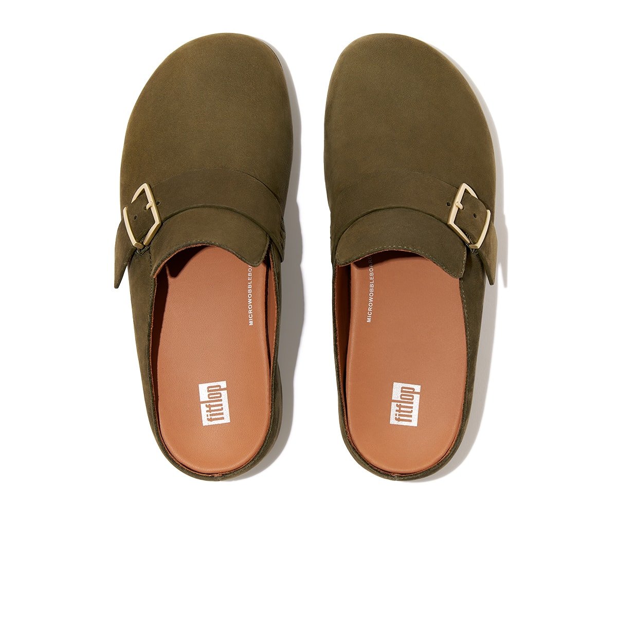 SHUV Buckle-Strap Nubuck Clogs | Fitflop Malaysia