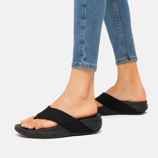 SURFA Webbing Toe-Post Sandals