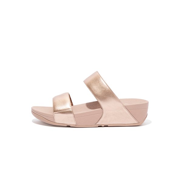 LULU Leather Slides