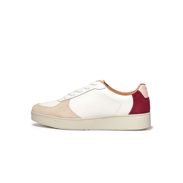 RALLY Leather Suede Panel Sneakers